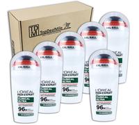 TopDealMile Lot de 6 flacons de 150 ml de roll-on anti-transpirant pour homme L'Oréal Men Expert Clinical Ultra
