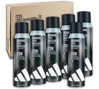 TopDealMile Lot de 6 flacons de déodorant Pro Invisible en spray 72H de 150 ml
