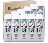 TopDealMile - Lot de conservation pour crème douche FA Soft Coconut Milk 10 x 250 ml