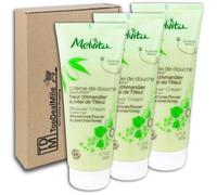 TopDealMile - Lot de conservation pour crème douche Melvita - Fleur d'amande et miel de citron vert - 3 x 200 ml