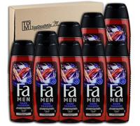 TopDealMile - Lot de conservation pour gel douche FA Men 2 en 1 pour corps et cheveux Dark Passion 10 x 250 ml