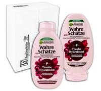 TopDealMile - Soin des cheveux pour Garnier Wahre Schätze Raisin Hydraboost Shampooing hydratant régénérant + après-shampoing 250 + 200 ml