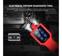 TOPDIAG P100 Pro 9-30V Testeur de circuit automobile Automotive Diagnostic 12V 24 V Kit de sondes Multimètre Oscillocolscope numérique Pièces Activation/0-5V Alimentation réglable/Multiples langues di