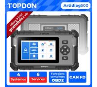 TOPDON AD500 Scanner Voiture OBD2, AutoVIN, Données Enregistrées, Rapports