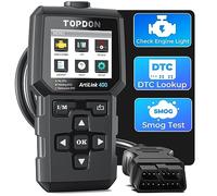 TOPDON AL400 Lecteur de Codes OBD2, 10 Fonctions OBD2, Vérification du Voyant Moteur/Test d'émissions polluantes/Test du capteur O2 / EVAP, Mise à Jour Gratuite à Vie