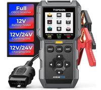 TOPDON AL500B OBD2 scanner Testeur de batterie Lecteur de code 2 en 1 Valise Diagnostic Auto en Français