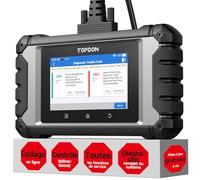 TOPDON ArtiDiag EU Valise Diagnostic Auto pour Benz/BMW/V.A.G Seulement | Outil de Diagnostic, Codage en Ligne de l'ECU, contrôle bidirectionnel, Toutes Les Fonctions de Service, Mise à Jour Gratuite