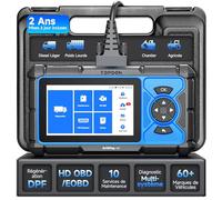 TOPDON ArtiDiag HD Valise Diagnostic Camion, Outil de Diagnostic Poids Lourd & Système de Diagnostic Complet, 10 Réinitialisations, Régénération et réinitialisation DPF, OBD/EOBD HD, pour Camions