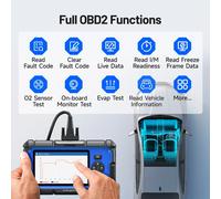 TOPDON ArtiDiag600S 4 systèmes OBD2 Scanner d'analyse automobile Outil de diagnostic automobile ABS SRS TPMS Test moteur Réparation automobile Outil mécanique Artidiag600S