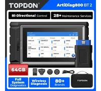 TOPDON Artidiag800 BT 2 outil de Diagnostic de voiture automobile système complet Scanner OBD2 2 ans mise à jour gratuite outil de numérisation outil de réparation VCI Artidiag800 BT 2