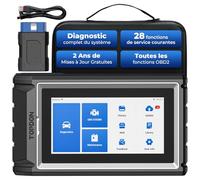 TOPDON ArtiDiag800 BT 2 Outil de Diagnostic de Voiture sans Fil OBD2 Scanner Bluetooth, Systèmes complets, 28 Fonctions de réinitialisation, Contrôle bidirectionnel, 2 Ans de mises à Jour gratuites