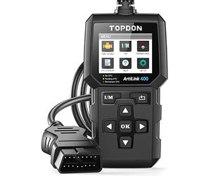 TOPDON ArtiLink400 Scanner OBD2 écran TFT 2,4 Pouces | 10 fonctions OBDII, lecture codes défauts, menu français, mises à jour gratuites à vie