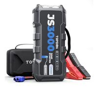 TOPDON Booster Batterie 3000A 24000mAh Démarreur de Batterie, JS3000 Portable Jump Starter pour Véhicule ( Jusqu’à 9L Essence /7L Gazole) Démarrage de Voiture