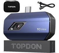 TOPDON Caméra thermique TC001 Android USB C, résolution thermique TISR à 512 x 384, plage de température:-20 °C à +550 °C, pour smartphones et tablettes
