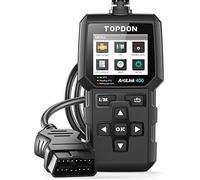 TOPDON Diagnostic Voiture Artilink400 OBD2 Scanner Diagnostic Français 10 Fonctions OBDII Lecteur de Code avec, Mises à Jour Gratuite Écran Couleur TFT 2.4 Pouces