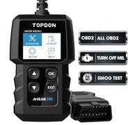 TOPDON OBD2 AL300 Appareil de Diagnostic Universel avec Fonctions OBD2 complètes Lecteur de Code d'erreur de Voiture pour Tous Les protocoles OBDII/EOBD