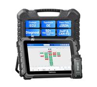 TOPDON One 10.1" Valise de Diagnostic Auto Bidirectionnel, Pass-Thru J2534, Codage ECU & 50+Services de Réinitialisation, TopFix IA Diagnostic de Système Complète, Topologie OE, Accès FCA/Renault/VAG
