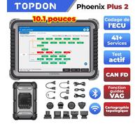 TOPDON Phoenix Plus 2 Profi Appareil de diagnostic OBD2 professionnel Codage ECU