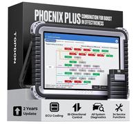 TOPDON Phoenix Plus Valise Diagnostique Auto OBD2 Bluetooth Bidirectionnel Outil de Diagnostic Auto avec Codage ECU en Français