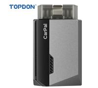 TOPDON - Scanner carpien OBD2 pour voiture, outil de Diagnostic pour tous les systèmes, contrôle de la santé du véhicule, contrôle du Smog, Test de batterie, IOS Android BT 5.0 CarPal