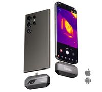 TOPDON TC002C Duo Caméra thermique pour Android/iOS, 512x384 TISR haute résolution, -20-550°C, 25 Hz pour smartphone/tablette/PC, USB-C/Lightning, caméra infrarouge pour inspection électrique, fuite