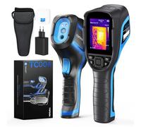 TOPDON TC004 Caméra Thermique Infrarouge, 320x240 TISR Résolution Imageur Thermique, 12 Heures d'Autonomie Camera Infrarouge avec 16G Mémoire, Analyse PC, Enregistrement Vidéo, -20℃ à 350℃