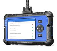 TOPDON Valise Diagnostic Auto AD600S, Diagnostic Voiture pour 4 systèmes et 9 Réinitialisations(Huile, BMS, ABS, SAS, EPB, DPF, TPMS, régulation de l'accélérateur), Mise à Jour Gratuite