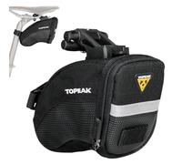 Topeak Aero Wedge Pack QuickClick Sac de Selle avec Fixation Mixte Adulte, Noir, Taille S
