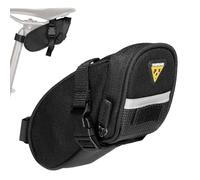 Topeak Aero Wedge Pack Straps Sac de Selle avec Sangles Mixte, Noir, Taille Micro