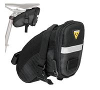 Topeak Aero Wedge Pack Straps Sac de Selle avec Sangles Mixte, Noir, Taille S