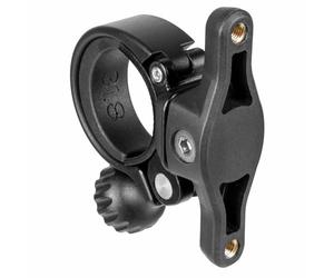 Topeak CageMount 2 Support de Guidon Noir, Support de vélo en Aluminium pour Montage de Porte-Bouteilles et Accessoires sur Le Guidon pour VTT, vélo de Course, Gravelbike