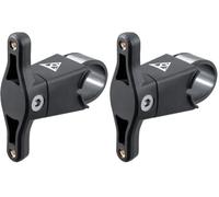 Topeak CageMount Fixation pour Porte-bidon Mixte Adulte, Noir (Lot de 2)