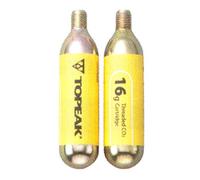 Topeak CO2 Cartridge 16g Threated (2 pieces) - Pompe CO2 Taille unique
