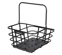 Topeak Cestino Posteriore Urban Basket DX (22 L) Con Attacco MTX Quicktrack 2.0 Corbeille Adulte Unisexe, Noir, Taille Unique