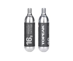 Topeak - CO2 Cartridge 16g Threated (2 pieces) - Pompe CO2 - Taille unique