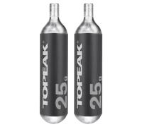 Topeak - CO2 Cartridge 25g Threated (2 pieces) - Pompe CO2 - 25 g
