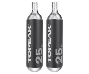 Topeak - CO2 Cartridge 25g Threated (2 pieces) - Pompe CO2 - 25 g