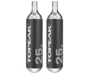 Topeak - CO2 Kartuschen mit Gewinde (2er Set) - Pompe à CO2 2 x 25 g