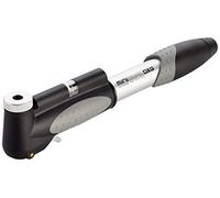 Topeak Mini-pompe Dual DXG – avec manomètre – 120 PSI – Noir/Argenté