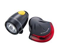 Topeak HighLite Combo 2 Jeu de lampes de vélo Taille unique Noir
