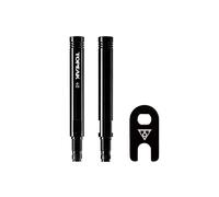 Topeak Lot de rallonges de valve - 40 mm, paire, noir (extension de 40 mm)