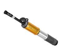 Topeak Mini-pompe RaceRocket MT 90 psi / 6 bar — Noir, Jaune, Argenté