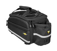 Topeak MTS TrunkBag EX 2.0 Sac de vélo résistant à l'eau avec côtés Extensibles et se Fixe à Un Porte-Bagages avec Sangles, Noir