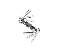 Topeak Multifonction Mini 6 Outils pliants Noir, Noir/argenté, S