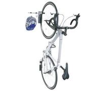 TOPEAK OneUp Wall Rack - Fixation pour plafond ou mur - Aluminium poli brillant / gomme - Gris