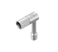 Topeak Pressure-Rite Adaptateur de Valve Schrader Mixte, Argenté, Taille Unique