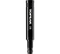 Topeak Presta 28 Mm Tubi Extension de valve 2 unités Argent Argent One Size