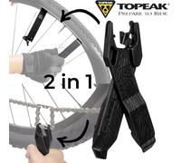 Topeak Puissance Levage Outil de Vélo 2 IN 1 Levier Pneu Blocage Pédalier Pinces