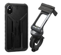Topeak Ridecase Coque pour iPhone X/XS avec Support vélo Ridecase Noir/Gris