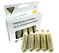 Topeak Lot de 5 Cartouches de CO2 avec Filetage 16 g